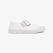 La tennis blanche en toile de Spring Court