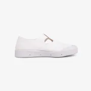 La tennis blanche en toile de Spring Court