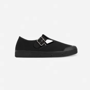 tennis noire en toile