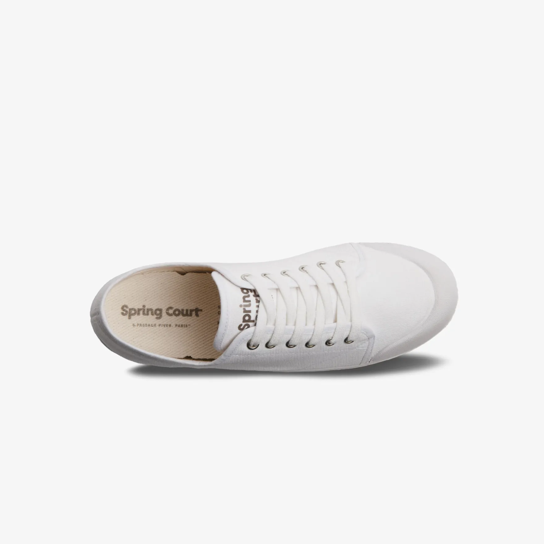 tennis en toile blanche