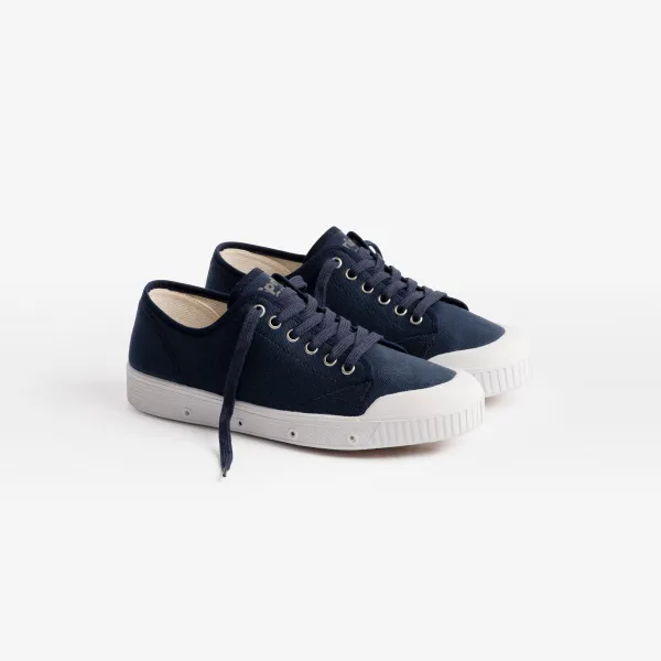 tennis toile bleu marine