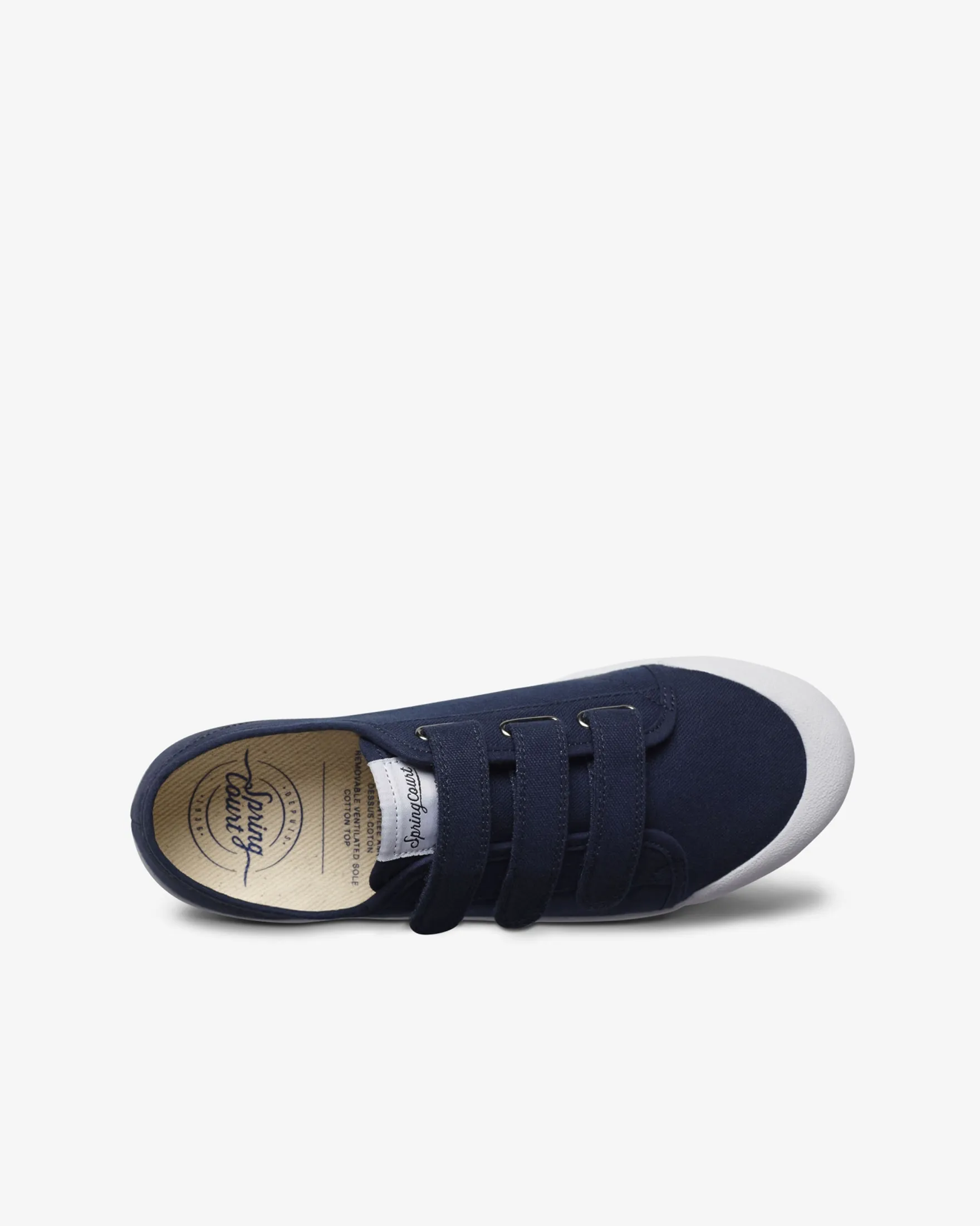 Low top canvas trainers