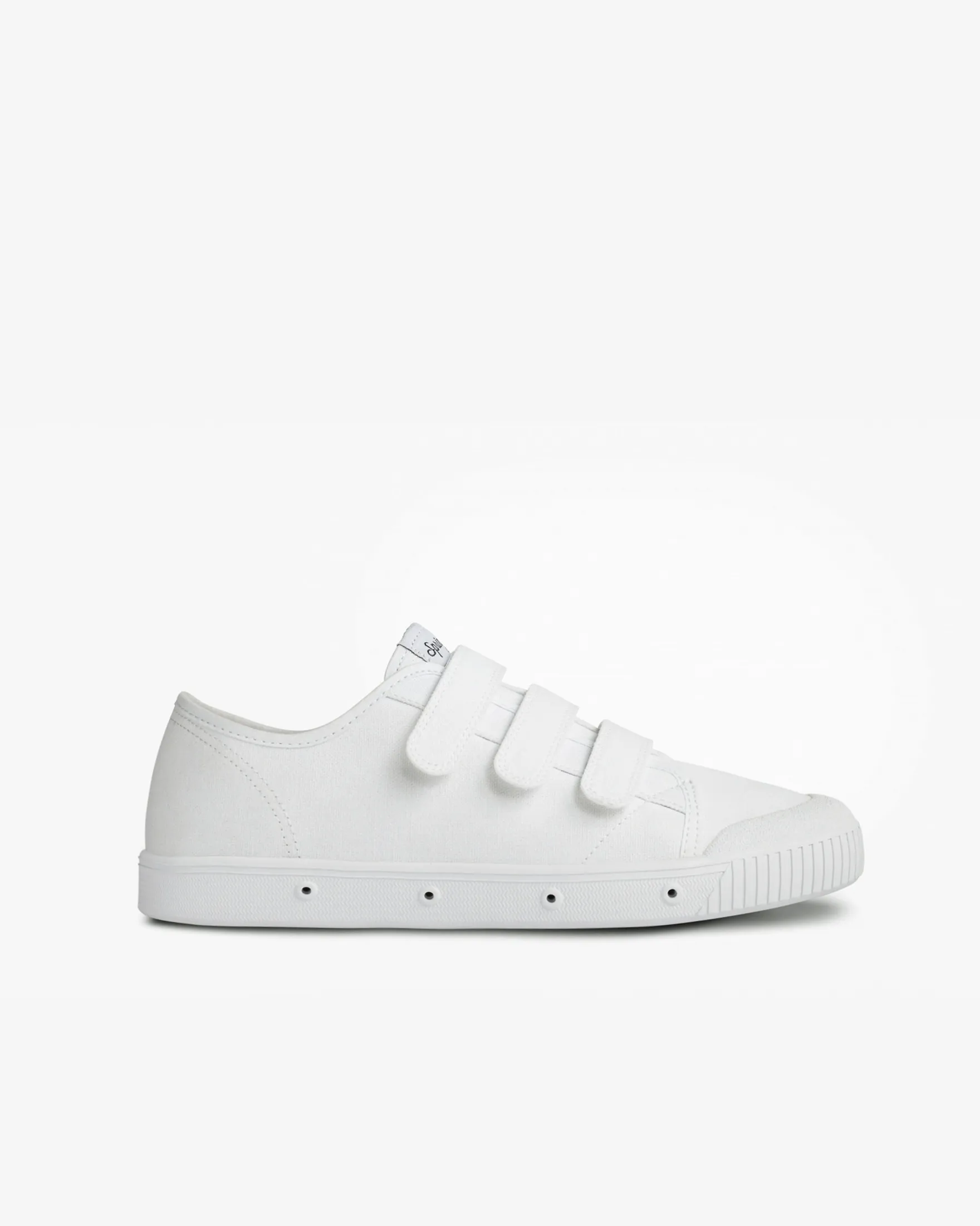White canvas low top scratch