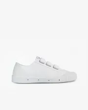 White canvas trainers