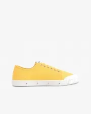 Mimosa yellow canvas trainers