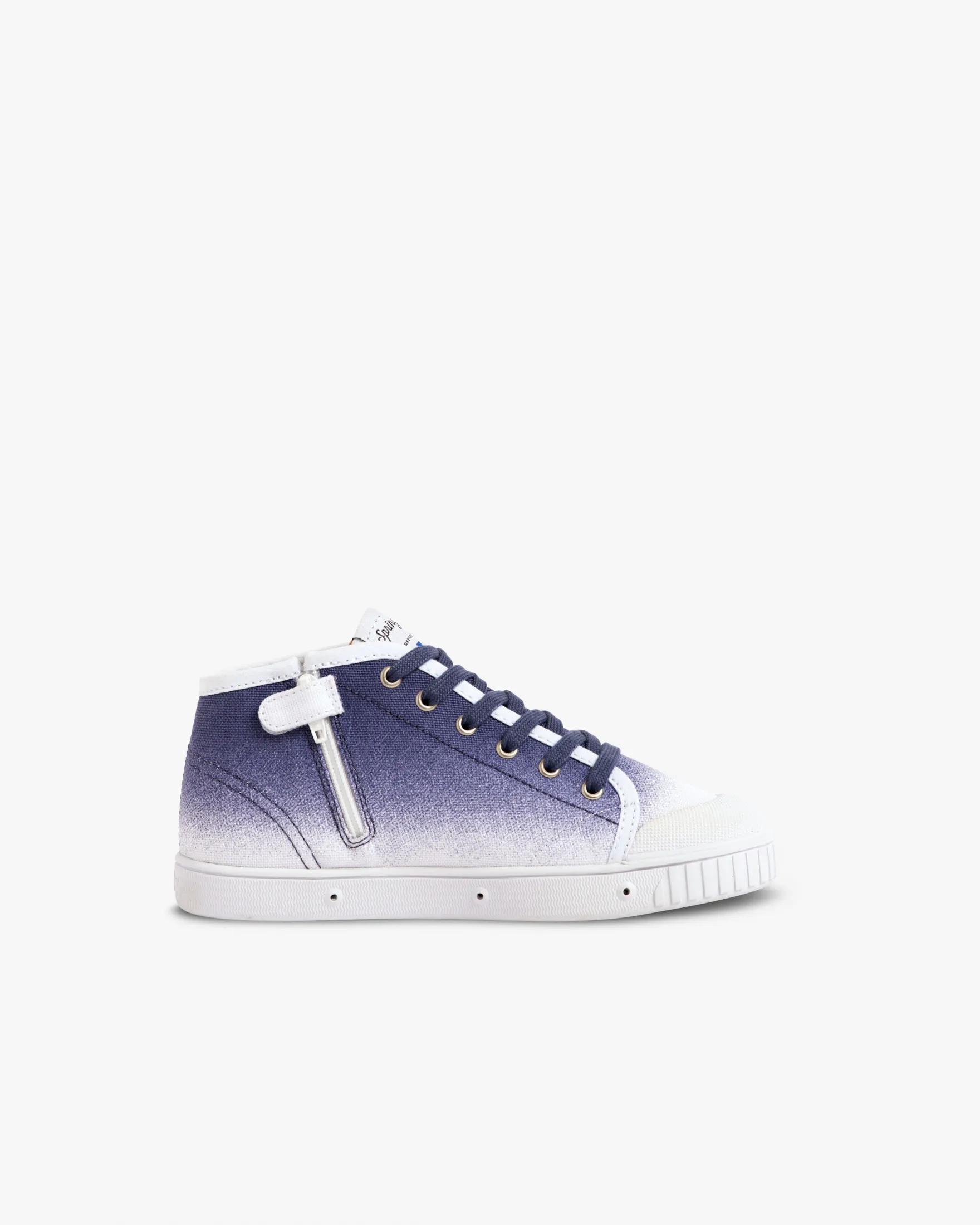Children's blue high top trainers
