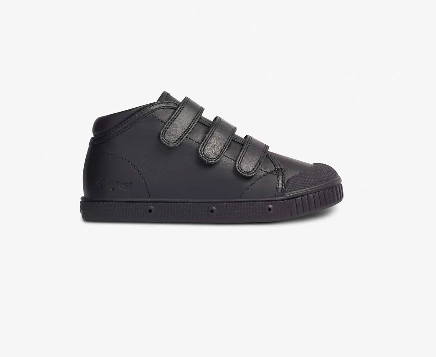 children's sneakers in black leather
