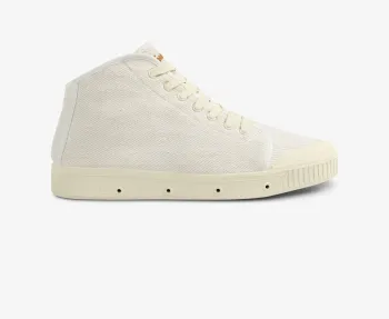 high top off white washed trainer