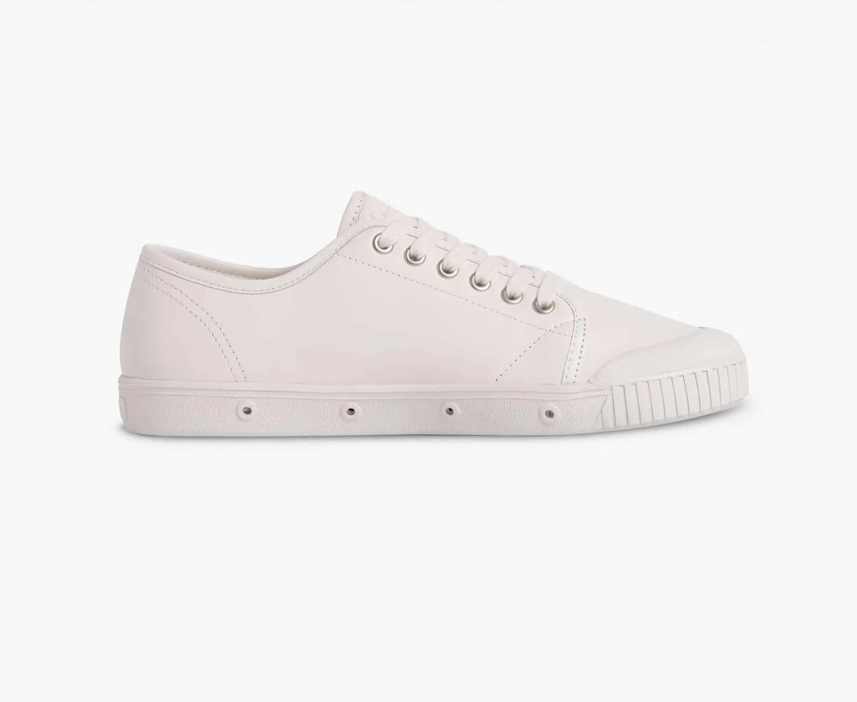 low top leather trainer
