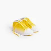 children's high top yellow sneakers