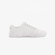 low top white leather sneakers