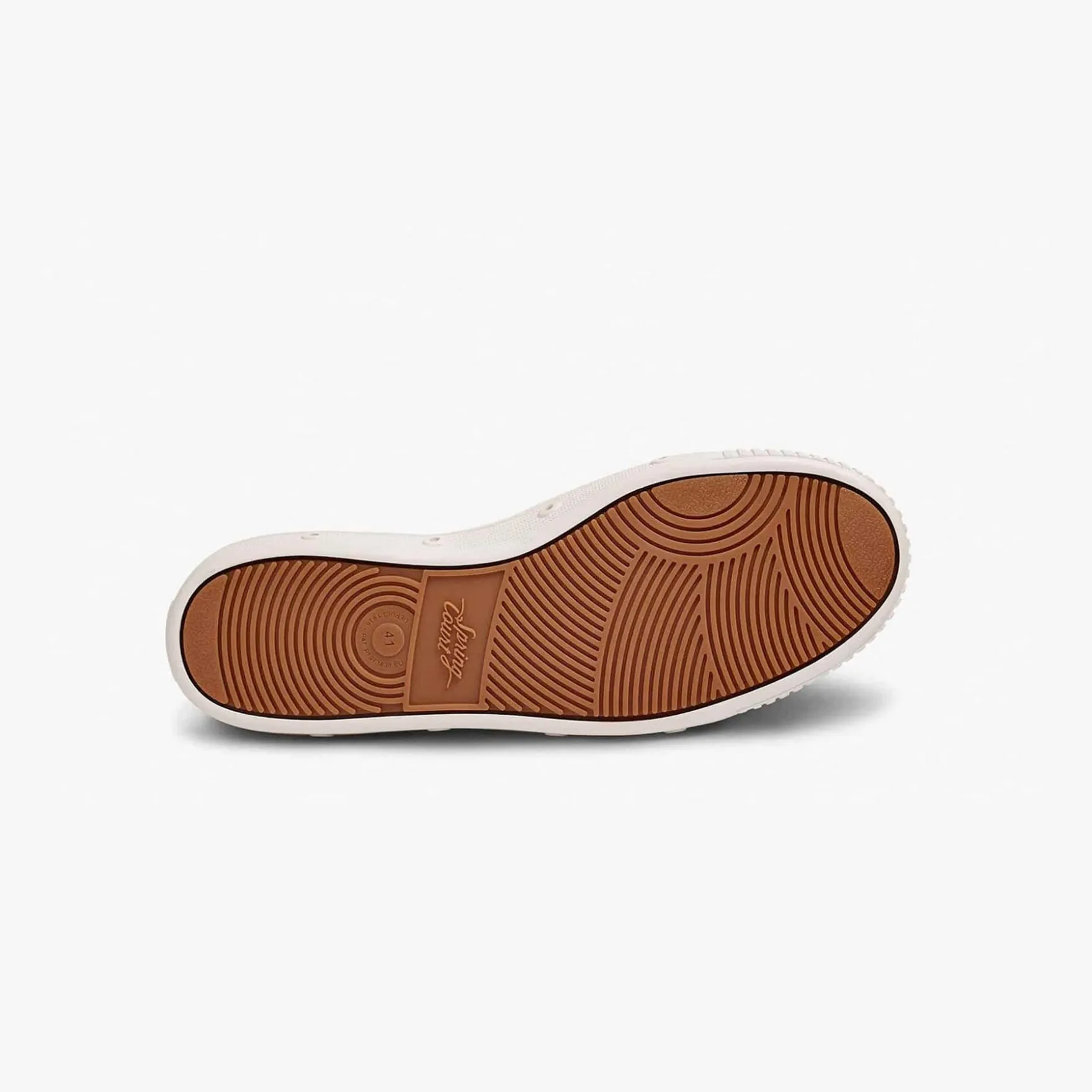 La basket blanche en cuir de Spring Court
