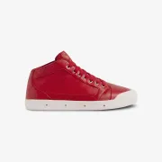 La basket rouge en cuir de Spring Court