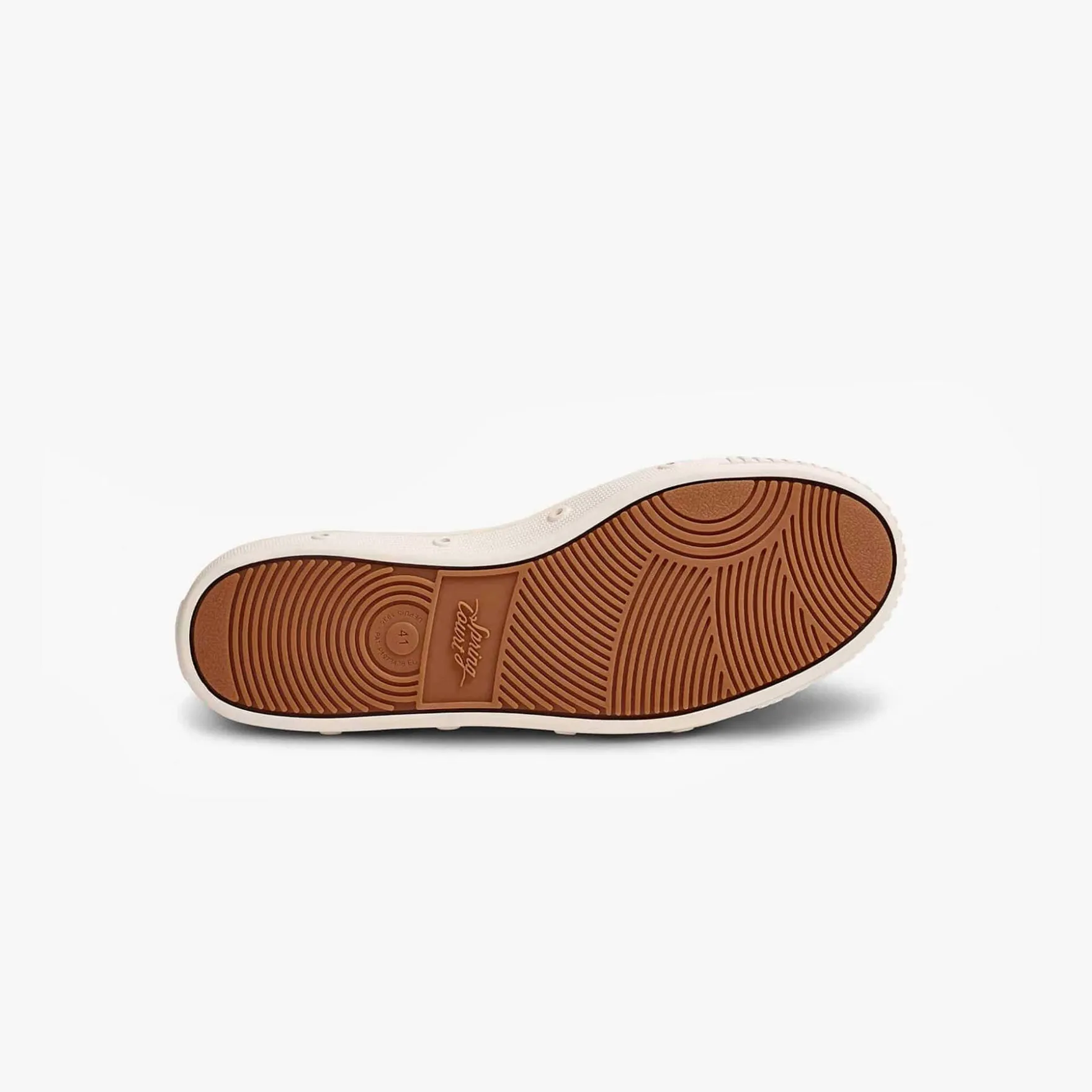 La basket verte en cuir de Spring Court