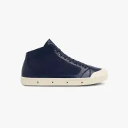 La basket bleu-marine en cuir de Spring Court
