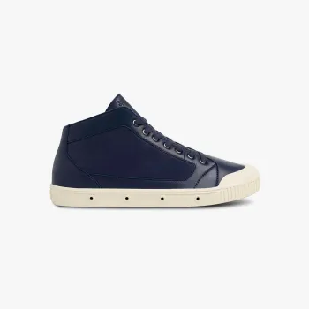 La basket bleu-marine en cuir de Spring Court