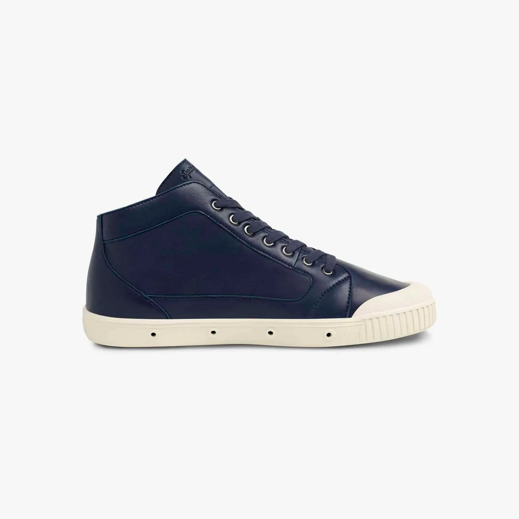La basket bleu-marine en cuir de Spring Court