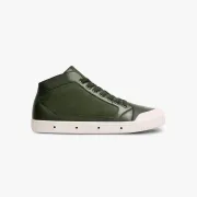 La basket kaki en cuir de Spring Court