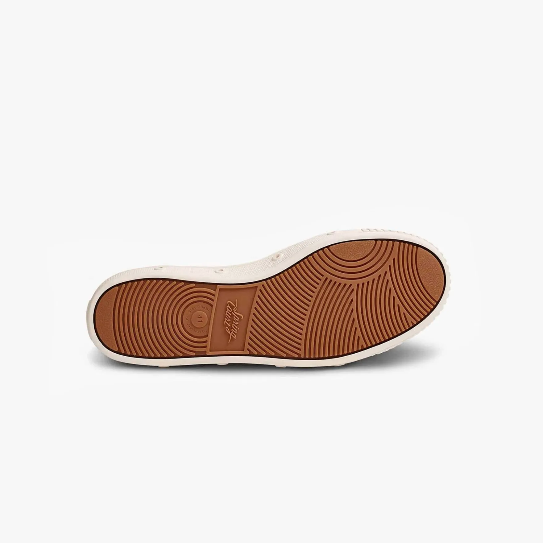 La basket kaki en cuir de Spring Court