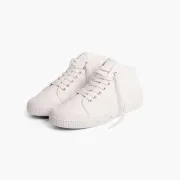 high top white sneakers