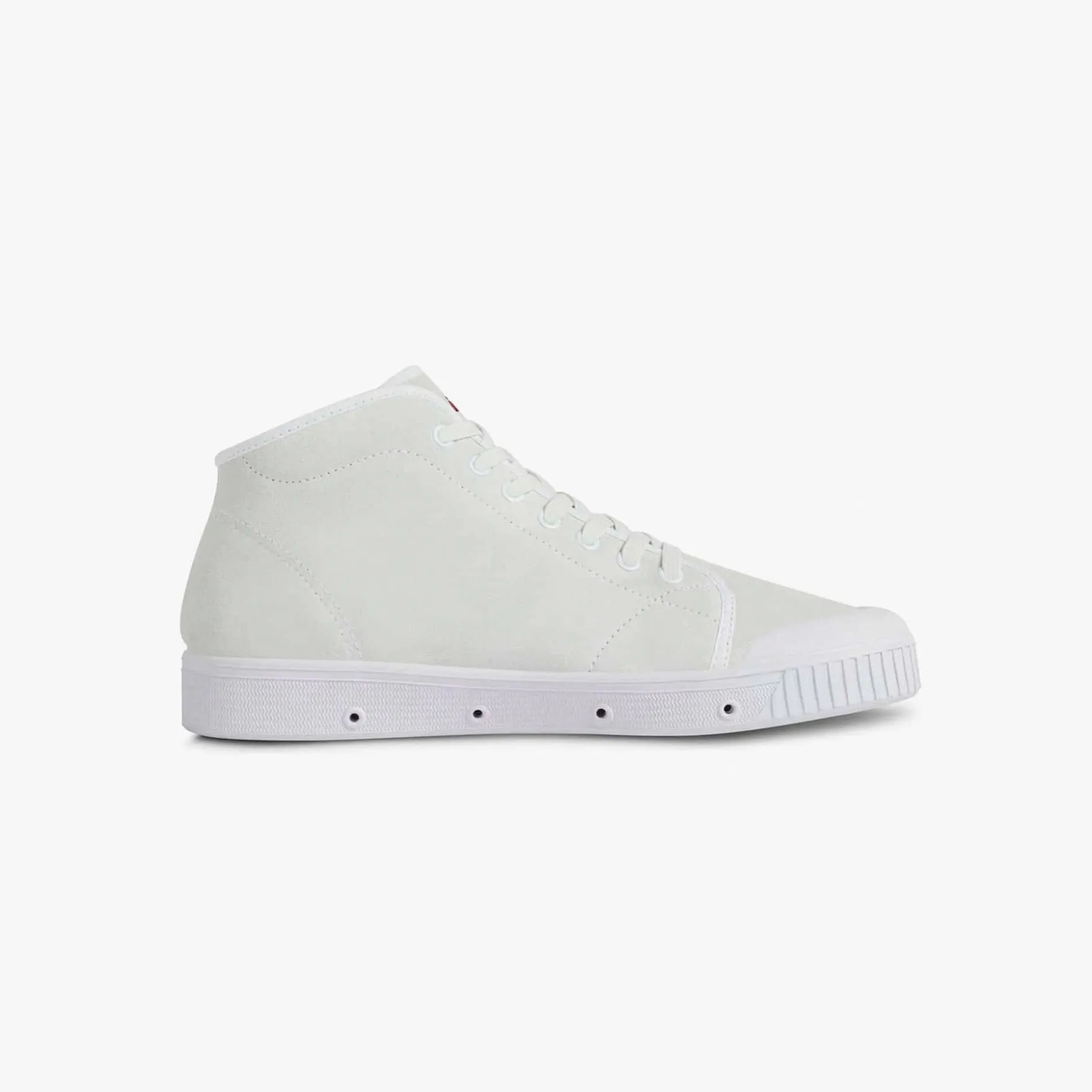 La basket blanche en cuir suede de Spring Court