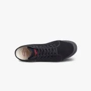 La basket noire en suede de cuir de Spring Court