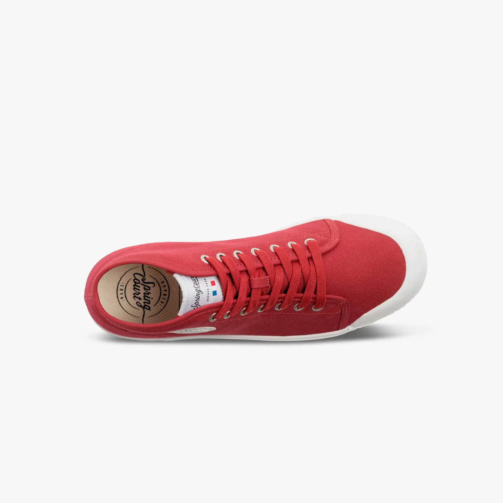 adult red sneakers