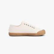 tennis en cuir écru