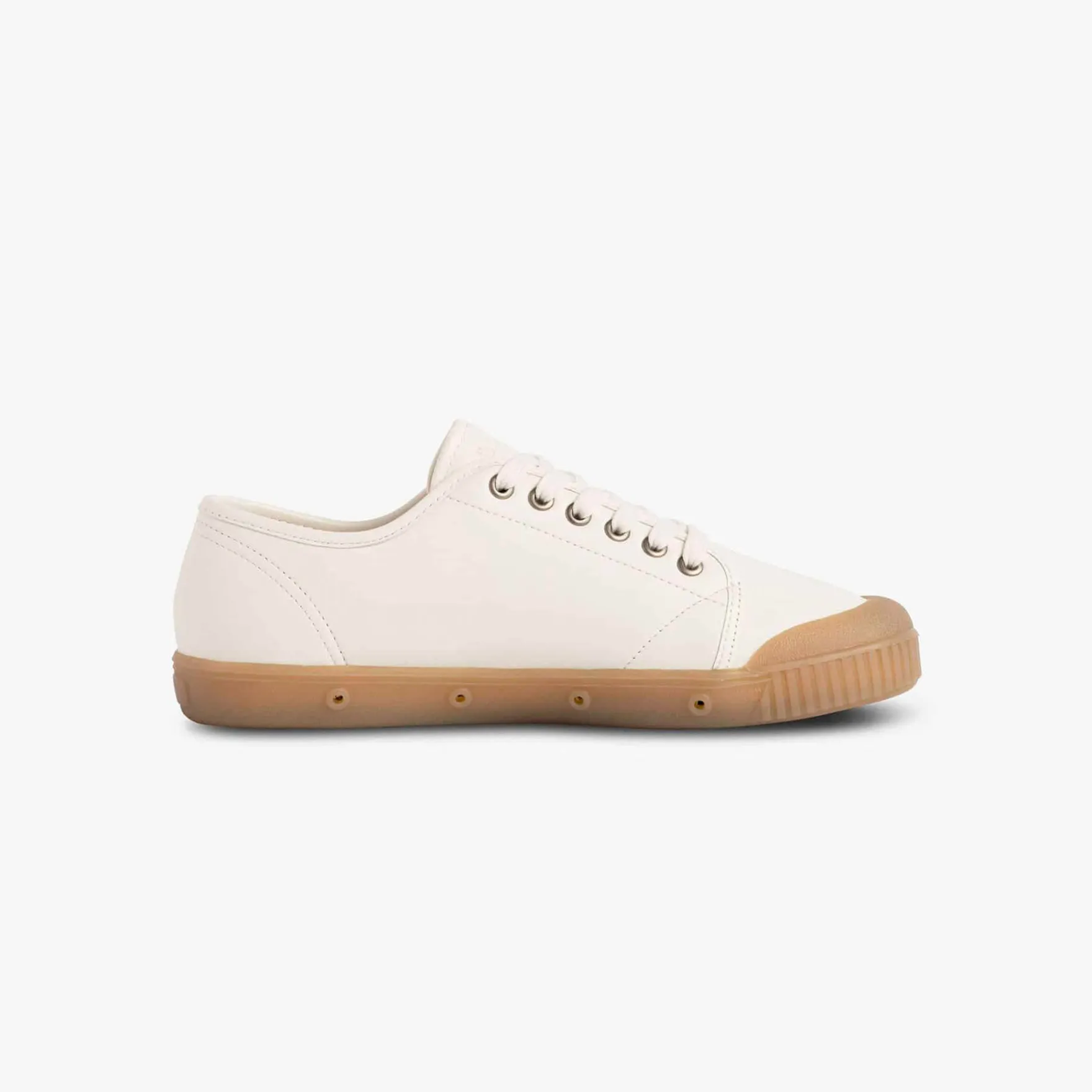 tennis en cuir écru