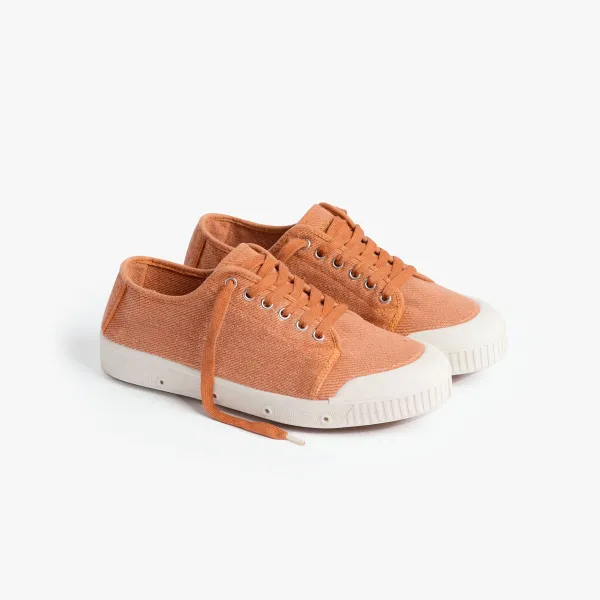 washed unisex ochre sneakers