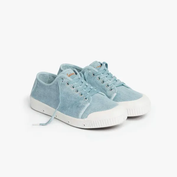 light blue sneakers