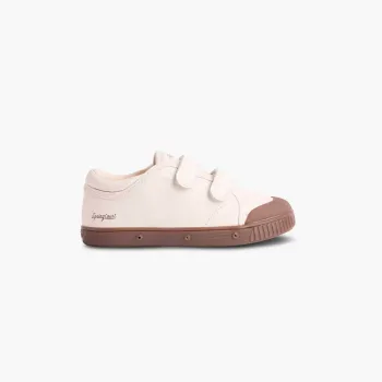 La tennis enfant écru en cuir de Spring Court