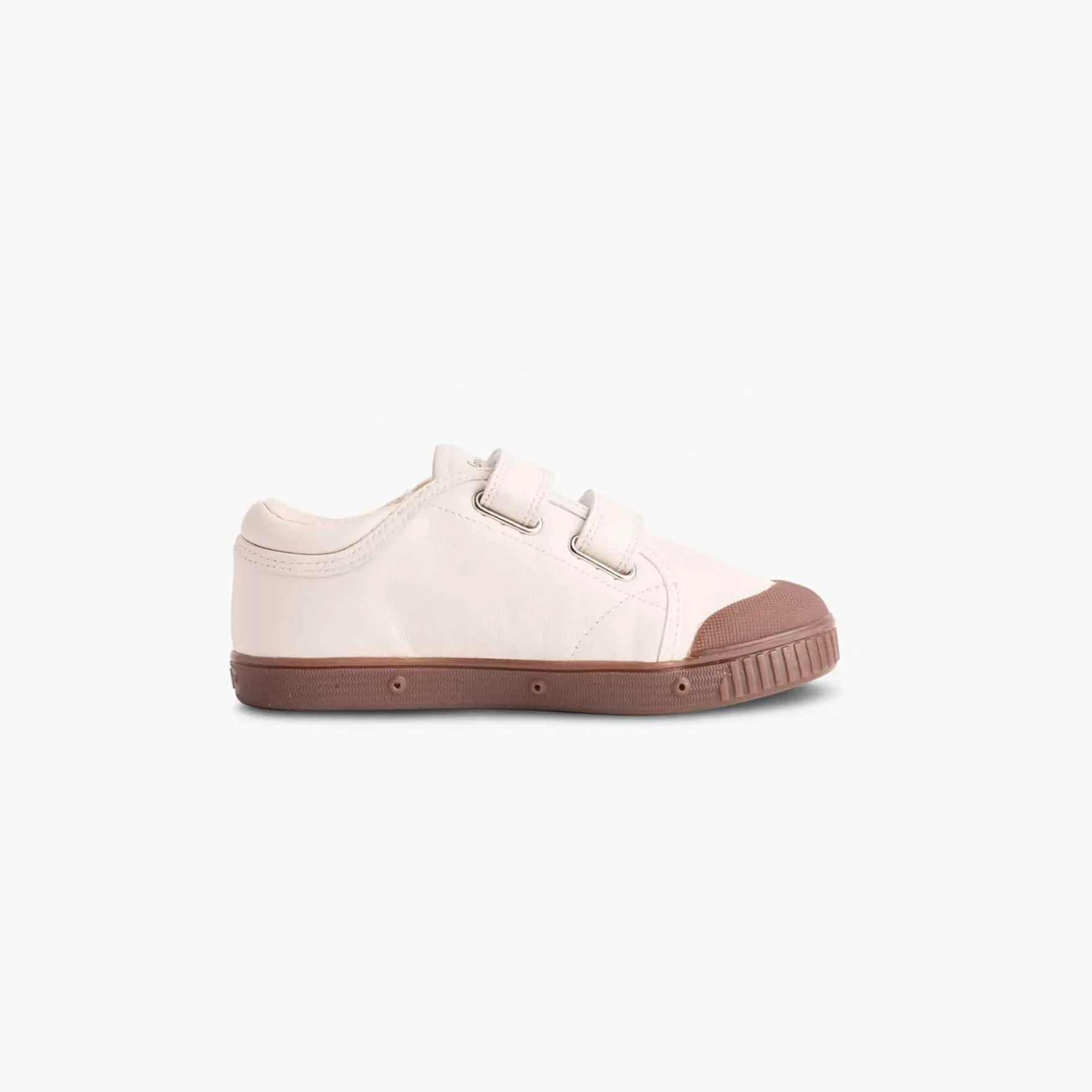 La tennis enfant écru en cuir de Spring Court