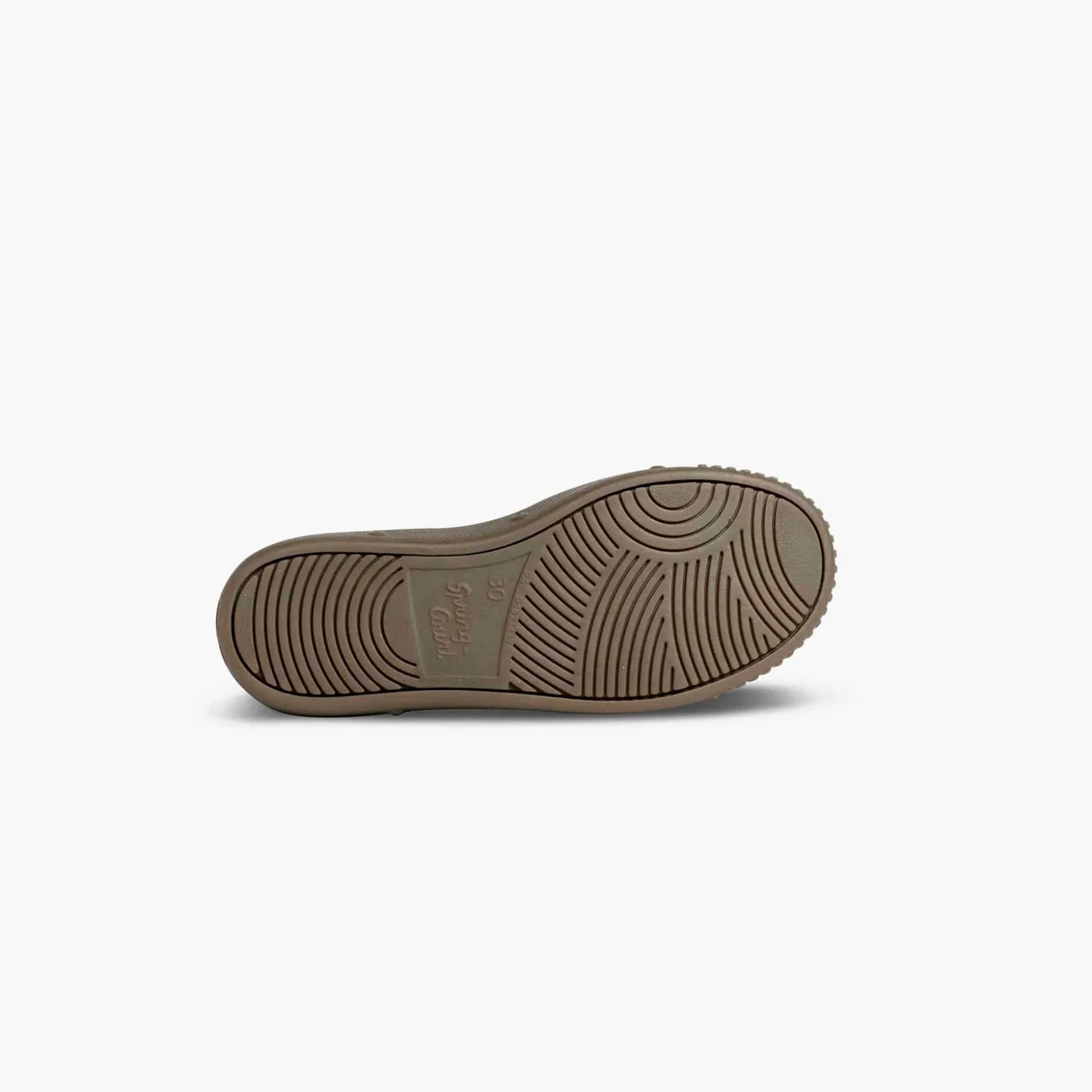 La tennis enfant marron en cuir de Spring Court