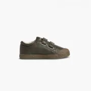 La tennis enfant marron en cuir de Spring Court