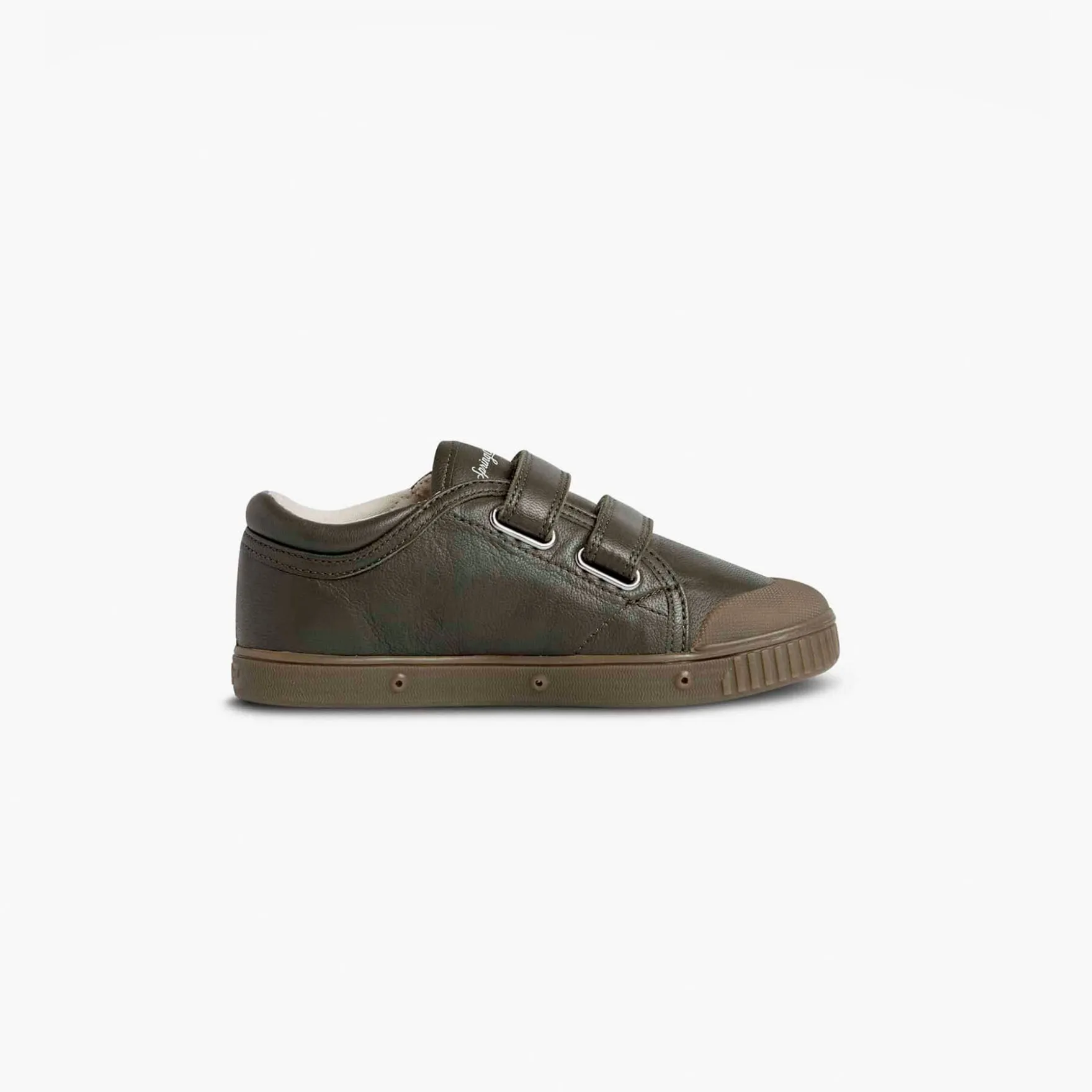 La tennis enfant marron en cuir de Spring Court