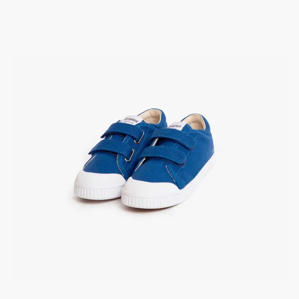 children's low top blue sneakers