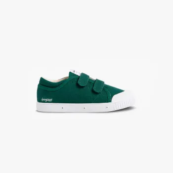 La tennis enfant verte en toile de Spring Court