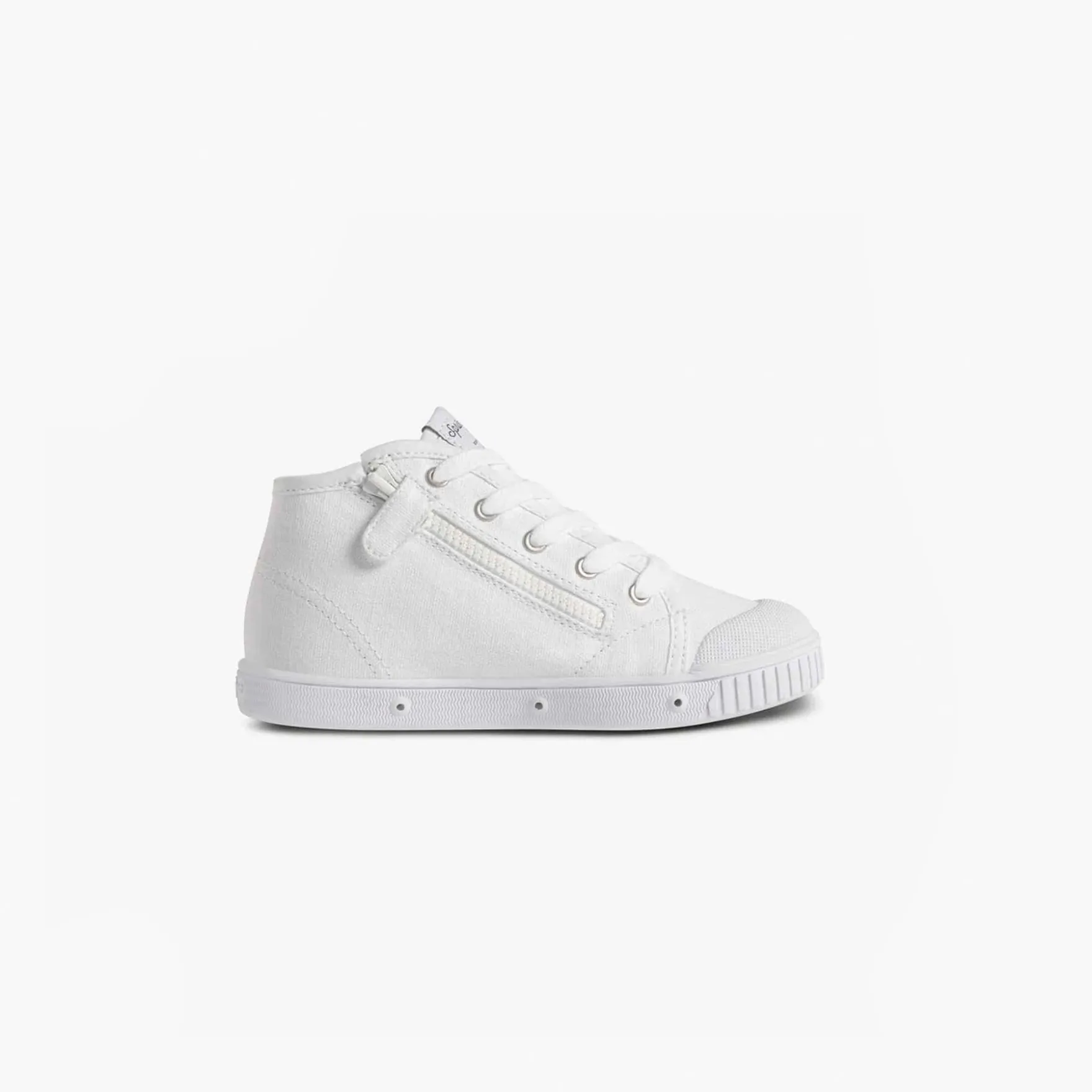 La basket enfant blanche en toile de Spring Court