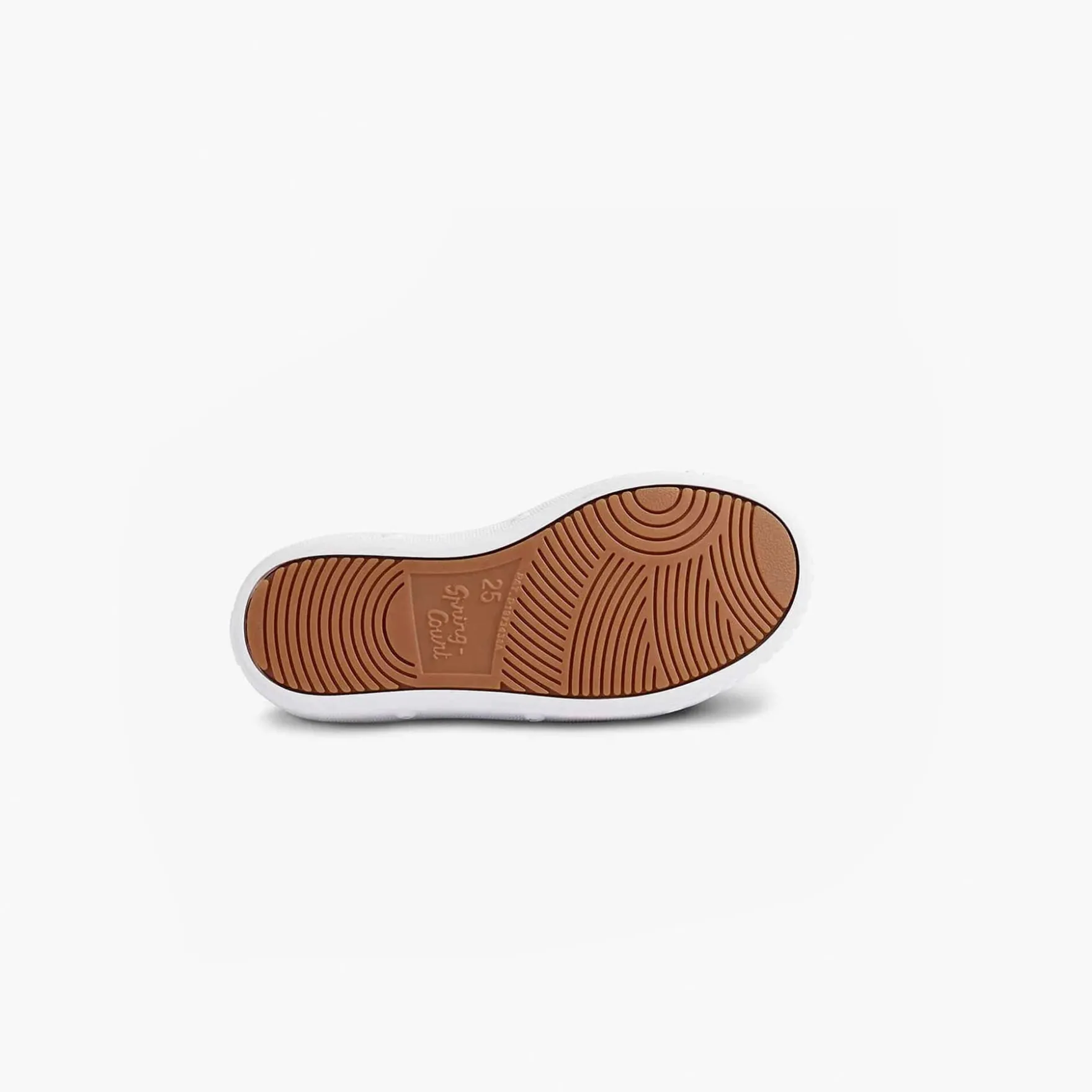 La basket enfant blanche en toile de Spring Court