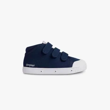 La basket enfant bleue en toile de Spring Court