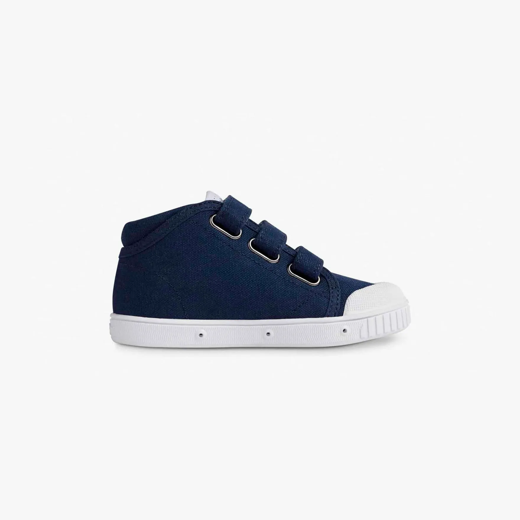 La basket enfant bleue en toile de Spring Court