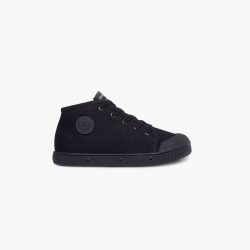 La basket enfant noire en toile de Spring Court