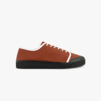 brown low top trainers