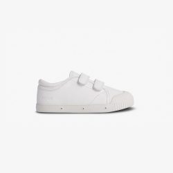 La tennis enfant blanche en cuir de Spring Court