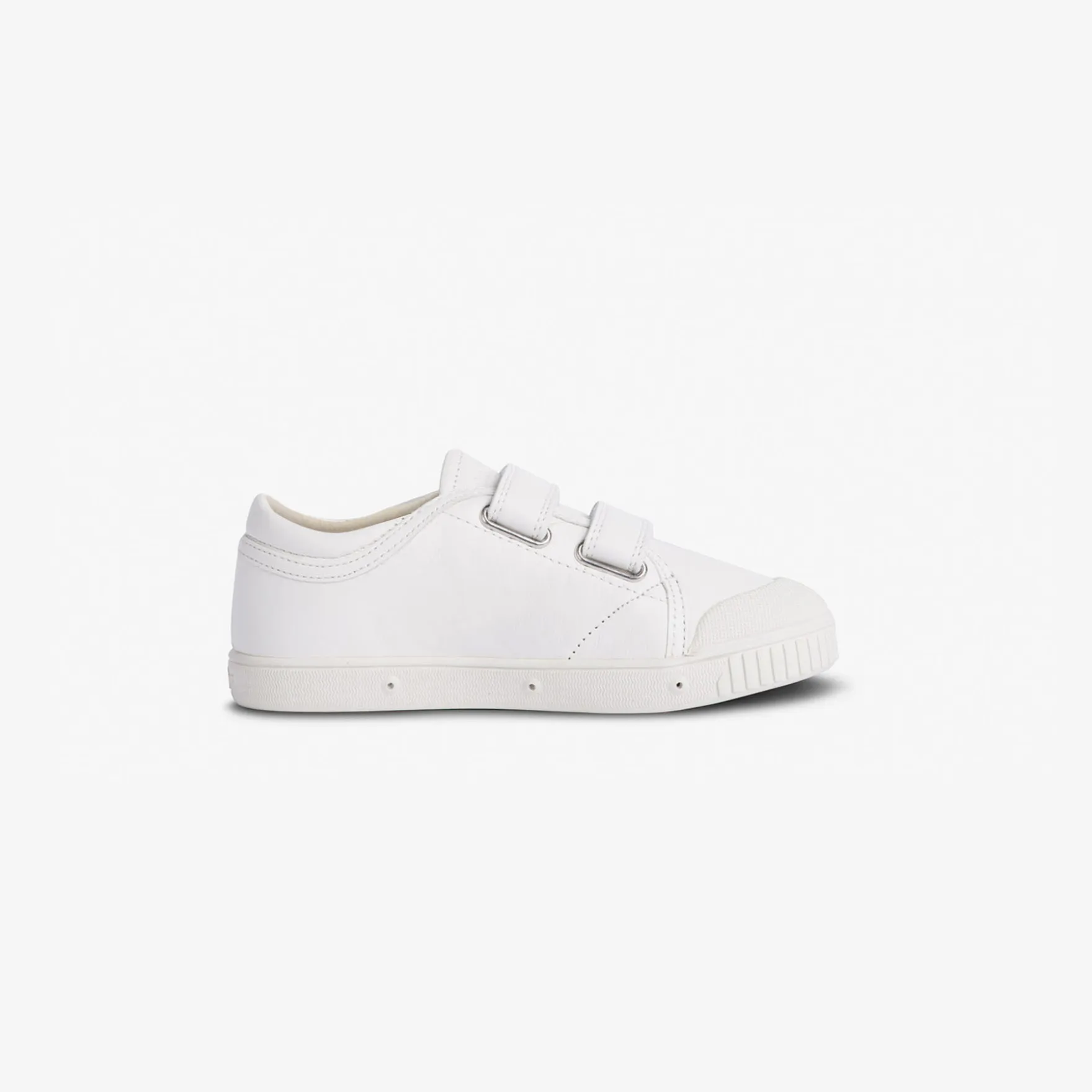 La tennis enfant blanche en cuir de Spring Court
