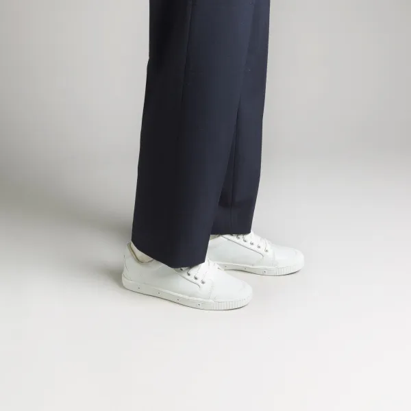 tennis blanche en cuir