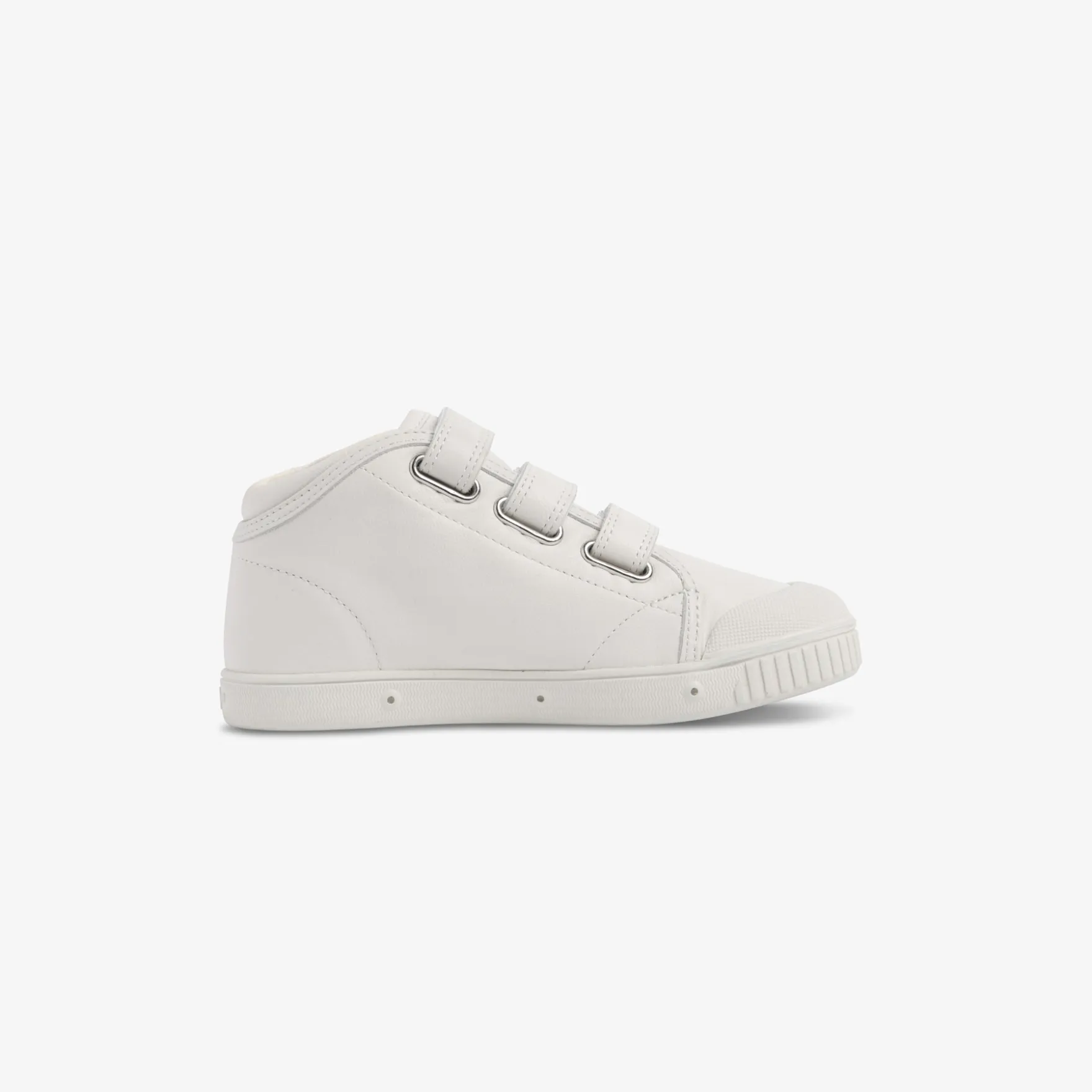 La basket enfant blanche en cuir de Spring Court