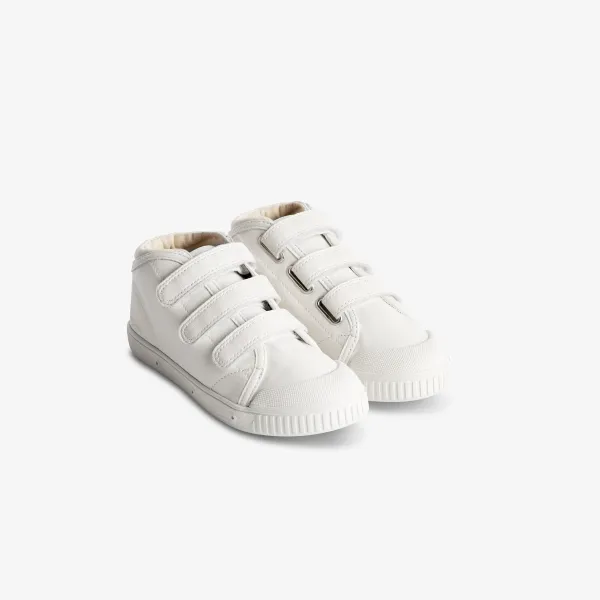 La basket enfant blanche en cuir de Spring Court